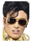 Elvis® 70-talls Solbriller Gull