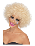Stor Funky 70-talls Afroparykk Blond