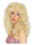 Lang 80-talls Parykk Blond