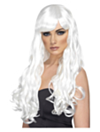Sirene Parykk Hvit