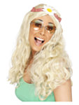Hippie Blomster Parykk