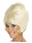 60-talls Høy Parykk Blond