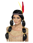 Indianerprinsesse Parykk