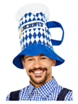 Oktoberfest Ølhatt Blå