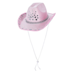 Rhinsten Cowboyhatt Lyserosa