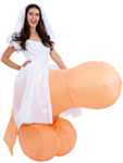 Carry Me Oppblåsbart Penis Kostyme