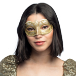 Venetiansk Øyemaske Gull