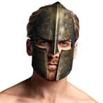 Romersk Hjelm Maske