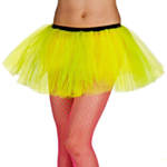 90-talls Tutu Skjørt Neongul