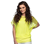Fiskenett Bluse Neongul