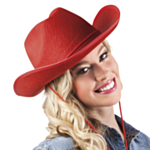 Cowboyhatt Rød