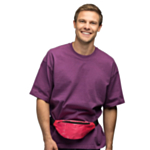 90-talls Rumpetaske Neonrosa
