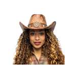 Bloom Cowboyhat Brun