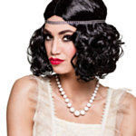 1920-talls Flapper Perlehalskjede Hvit