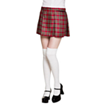 Skotsk Tartan Skjørt Rød