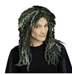 Dreadlocks Parykk Svart og Grønn