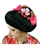 Geisha Parykk Svart