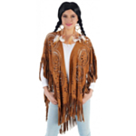 Indianer Poncho Brun