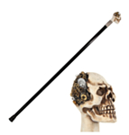 Steampunk Hodeskalle Stokk