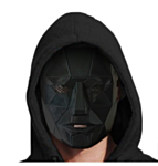 Dødsspillet Boss Maske Svart