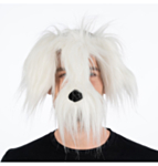 Hundemaske Hvit