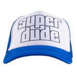 Super Dude Caps Blå og Hvit