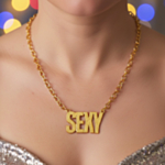 SEXY Halskjede Gull
