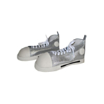 Jumbo Sneakers Skoovertrekk Sølv