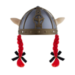 Viking Barnehjelm med Fletter