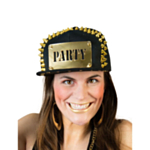 Party Pimp Caps Svart og Gull