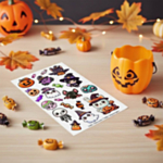 Søte Halloween Engangstatoveringer