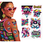 90-talls Engangstatoveringer Neon