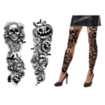 Halloween Tatovering Tights
