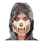 Skjelettdrage Maske