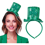 Leprechaun Mini Flosshatt Hårbøyle Grønn