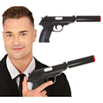 Agent Lekepistol med Lyddemper