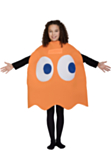 Pac-Man® Clyde Spøkelse Barnekostyme Oransje