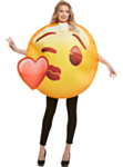 Emoji Kyss Smiley Kostyme
