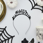 Happy Halloween Hårbøyle Svart