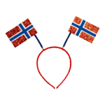 Norge Flagg Hårbøyle
