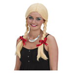 Oktoberfest Fletter Parykk Blond