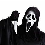 Skrik® Maske & Kniv Sett
