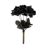 Rose Brudebukett Svart
