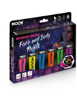 Ansiktsmaling UV Neon Sminkesett