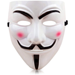 Anonymous Maske Hvit