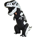 Oppblåsbar T-Rex Skjelett Kostyme