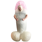Oppblåsbar Penis Kostyme Lyserosa