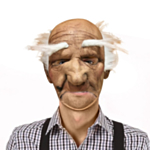Gammel Mann Maske