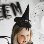 Mini Heksehatt Hårbøyle Svart