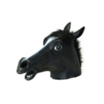 Hest Maske Svart